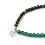 Handmade Cultural Play, Traditional Chinese Medicine Bracelet, Fragrant Beads, Five Elements, Traditional Chinese Medicine Health Preservation, Qinglin Sui, Green Ruyi