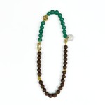 Handmade Cultural Play, Traditional Chinese Medicine Bracelet, Fragrant Beads, Five Elements, Traditional Chinese Medicine Health Preservation, Qinglin Sui, Green Ruyi