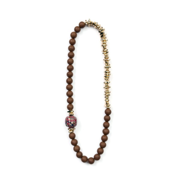 非遗合香手串古法天然药香手工制作文玩中药手串香珠五行中医养生青麟髓·鎏香漆华