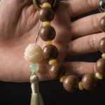 非遗合香手串古法天然药香手工制作文玩中药手串香珠五行中医养生鹅梨手持